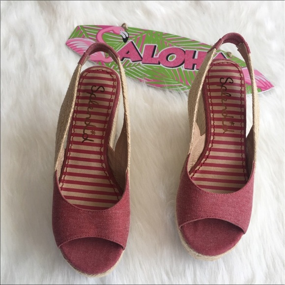 Splendid Seaside Jute Rope Platform Sling Wedge - Picture 6 of 7